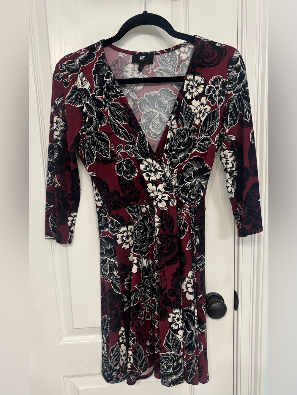 Floral Wrap Dress - Iz Byer